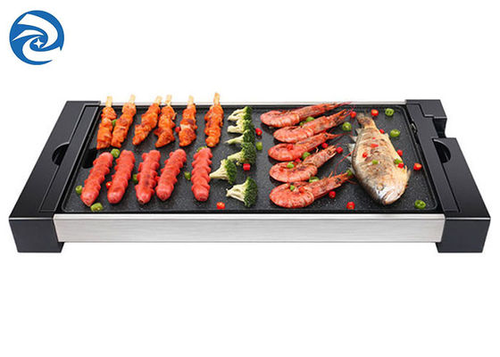 gril électrique sans fumée 110V 220V 625x316x65mm du BARBECUE 1800W