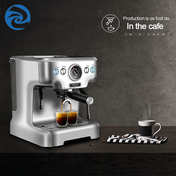 Petite machine 2.7L 1250W de café d'expresso d'acier inoxydable