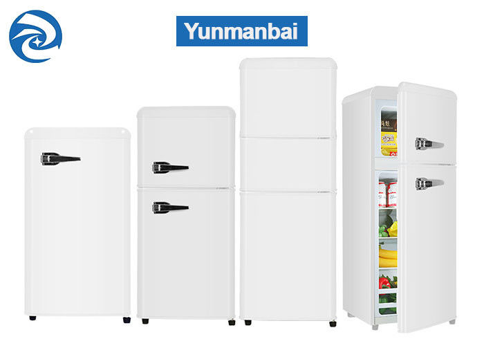 75L 90L 118L rétro Mini Fridges With Freezer blanc 2,6 pi3