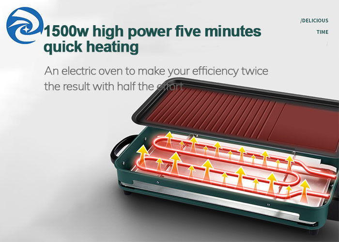 Personnes électriques sans fumée des poêles 1500W 3-10 de gauffreuses de grils