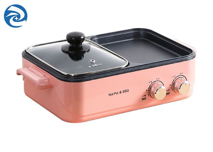 Faire frire multifonctionnel de pot chaud d'intérieur électrique de gril de 220 watts