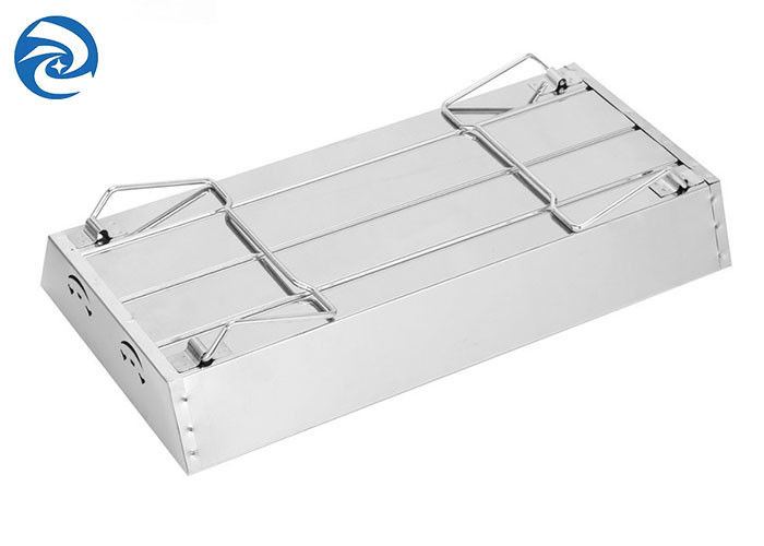 Gril portatif 17,7 ' x9 ' personnes de x2.4 » 2 à 4 de l'acier inoxydable SS403